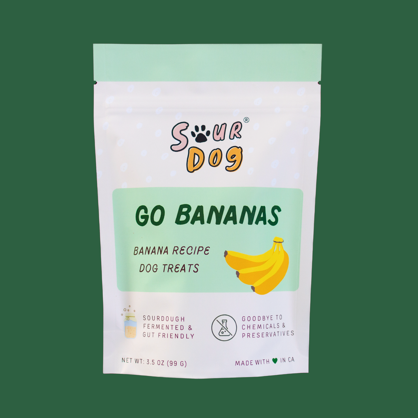 Banana Sourdough Dog Treats