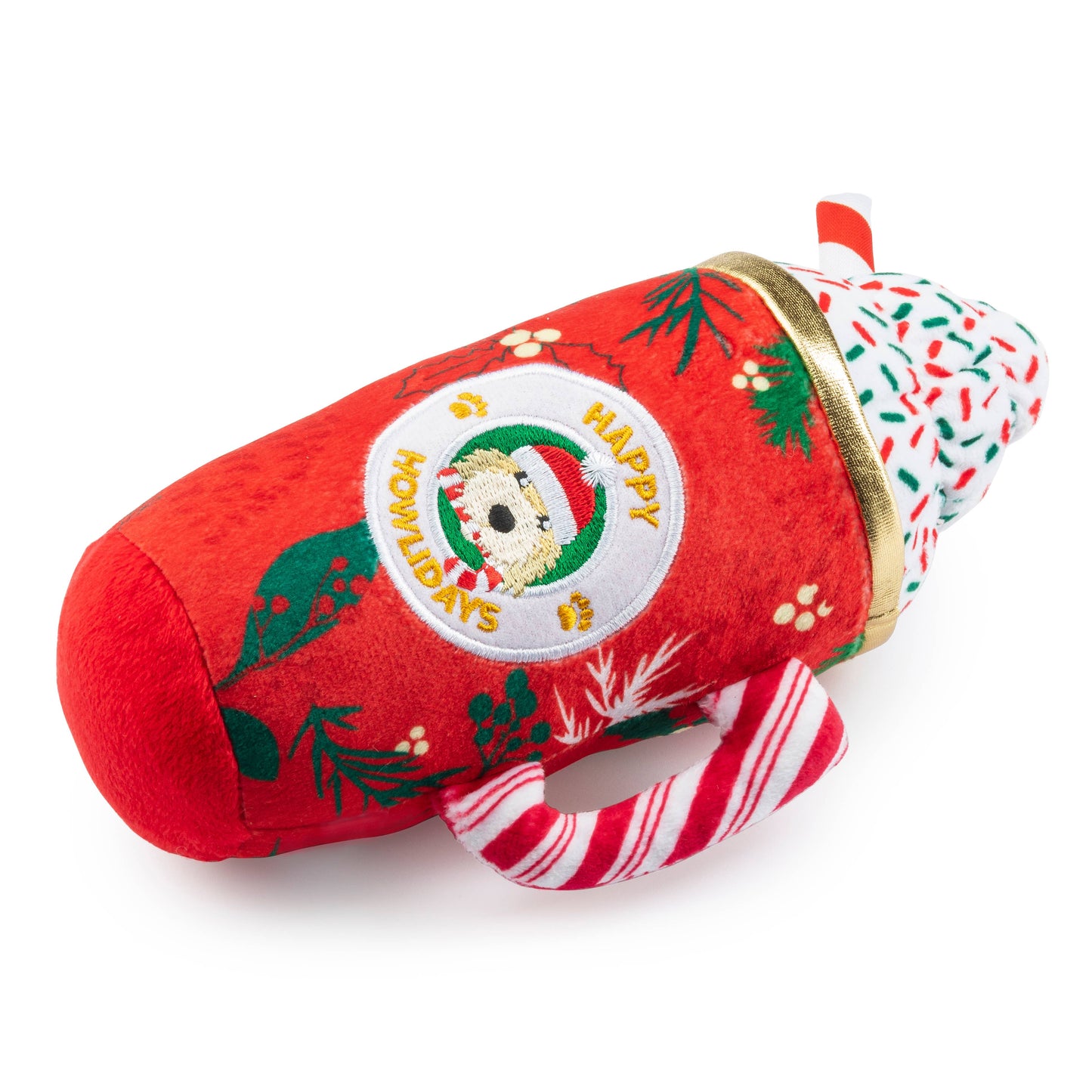 Howliday Cheer Mug Dog Toy