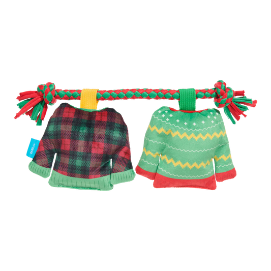 Christmutts Sweater Dog Toy