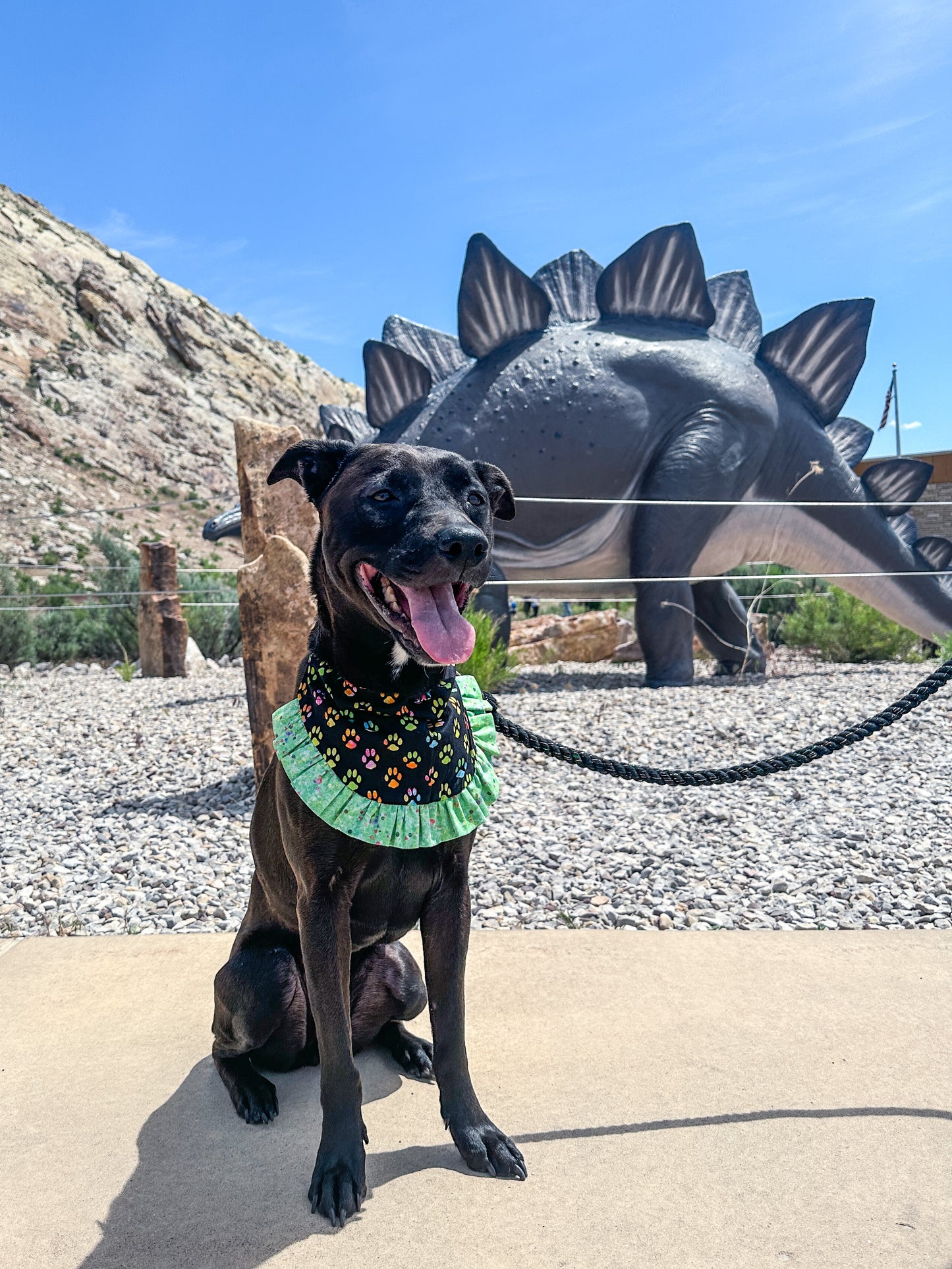 Flamingle Ruffle Bandana