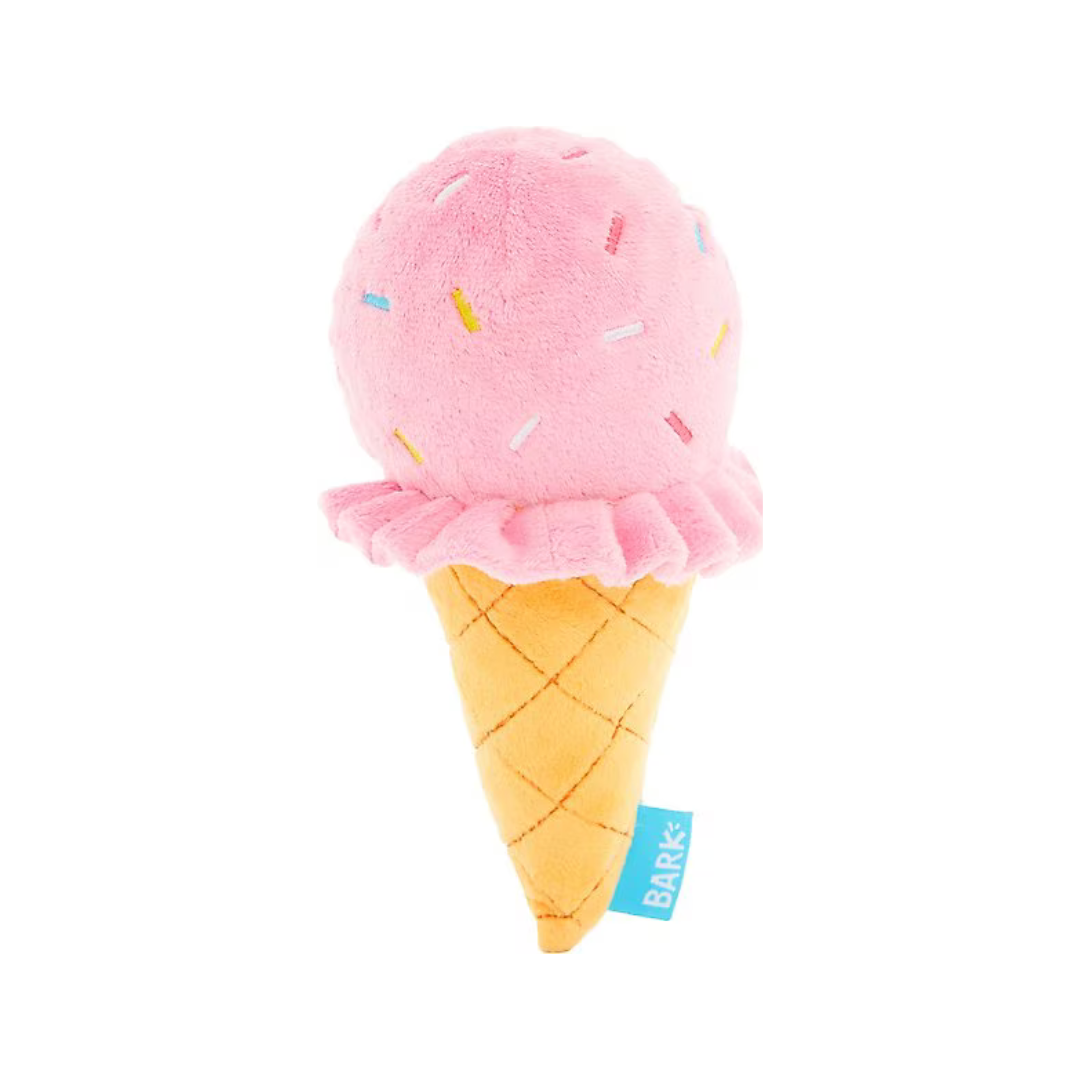 Slobbery Ice Cream Cone Dog Toy