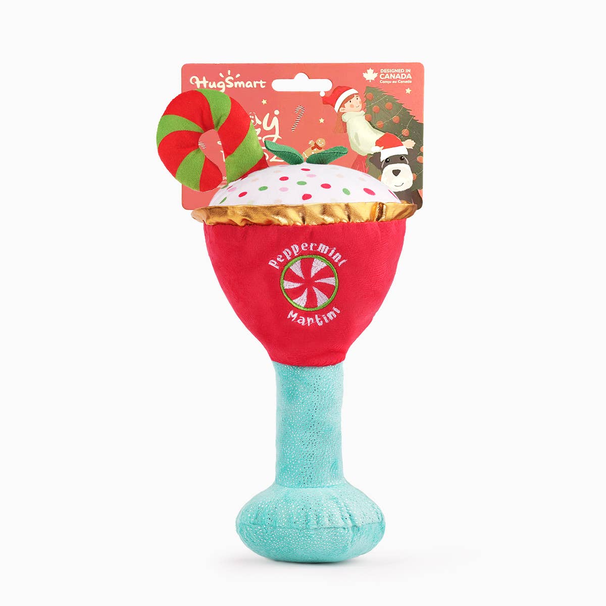 Peppermint Martini Dog Toy