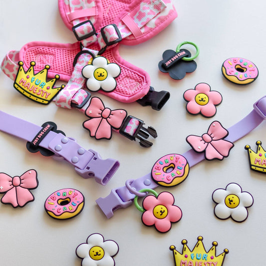 Pink Ribbon Jiby Dog Charm