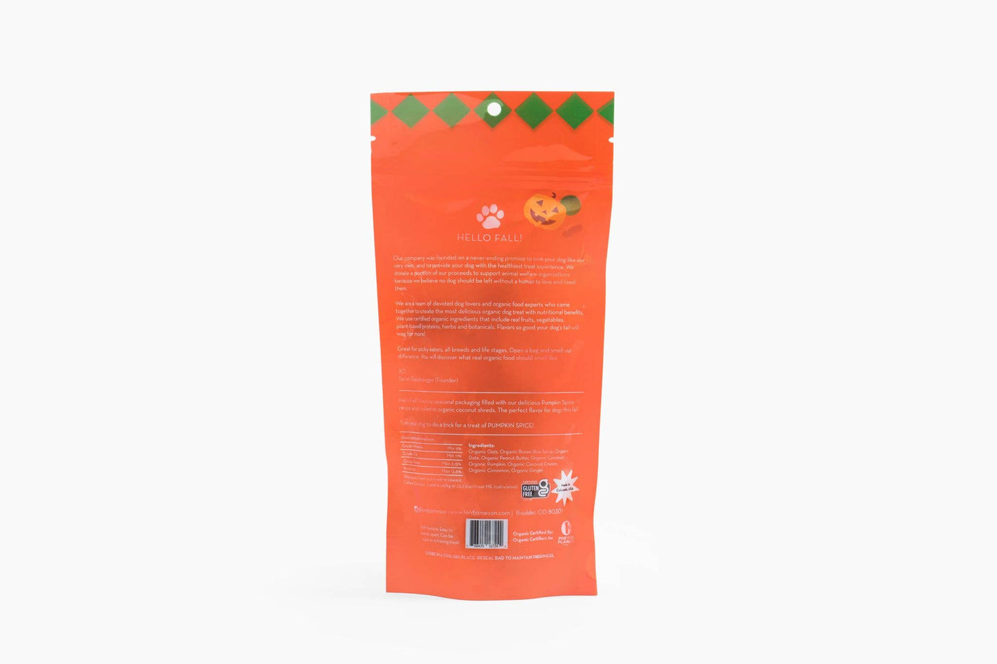 Pumpkin Spice Dog Treats