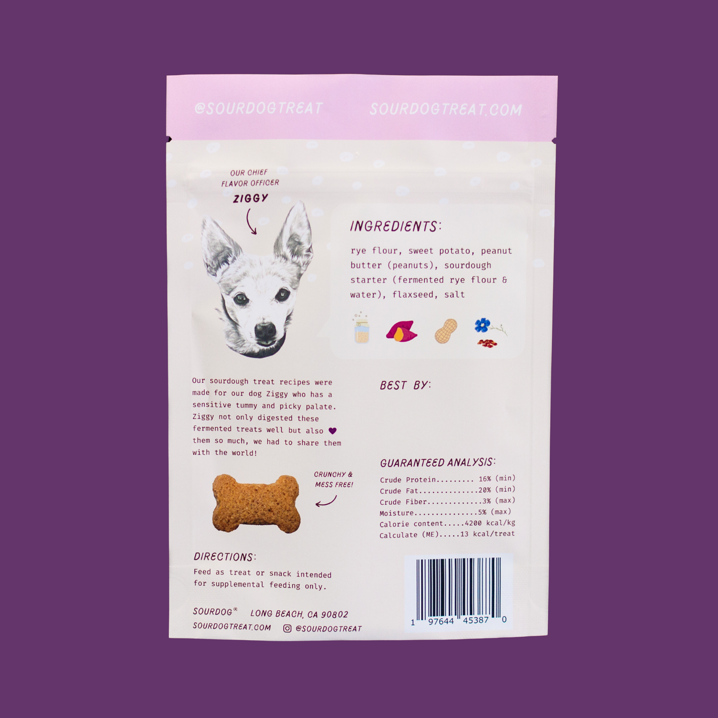 Sweet Potato Sourdough Dog Treats