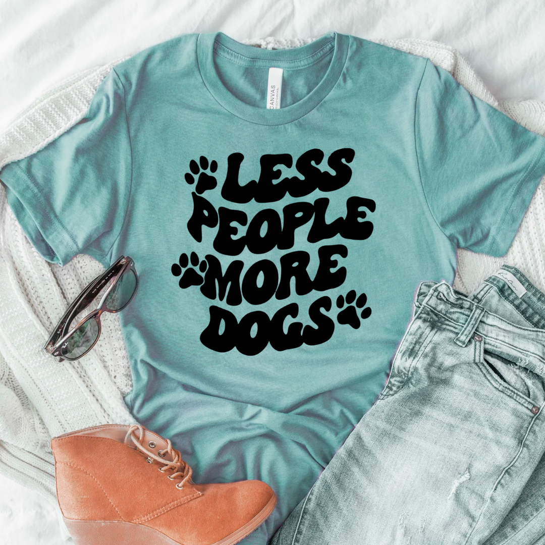 Less People More Dogs Tee