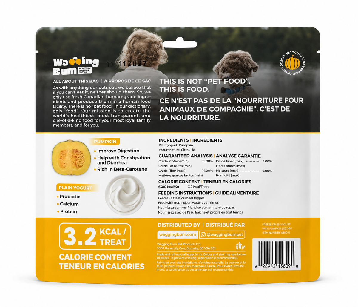 Freeze-dried Greek Yogurt with Pumpkin