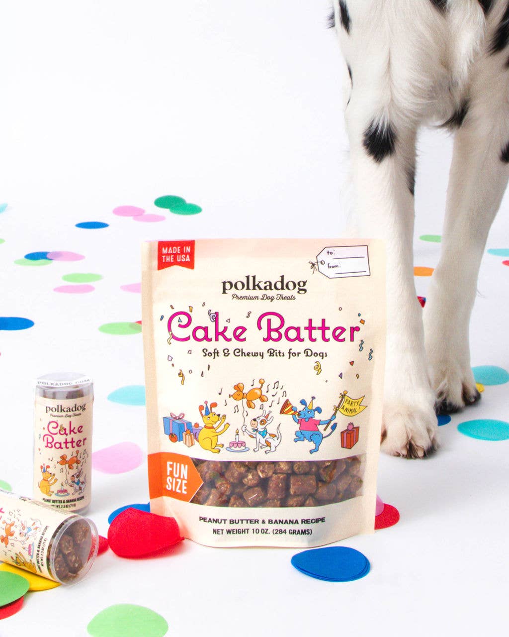 Cake Batter Dog Treats