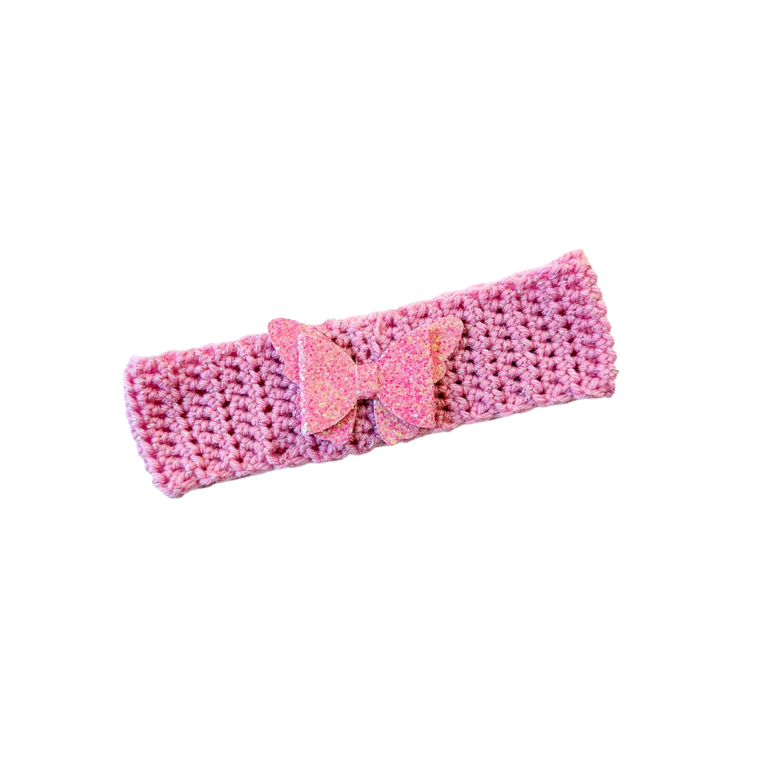 Pink Butterfly Collar Scarf