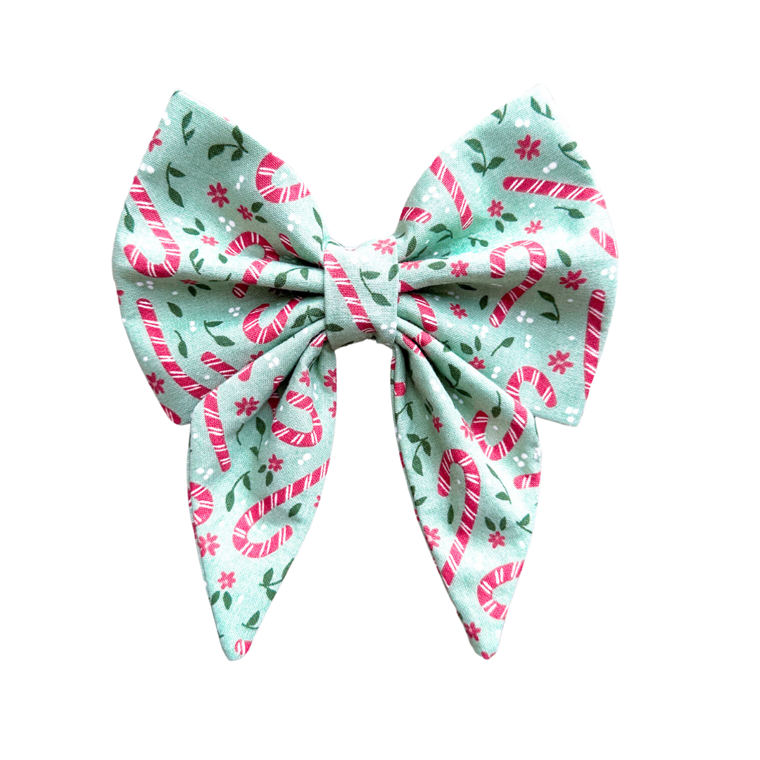 Candy Cane Lane Bow