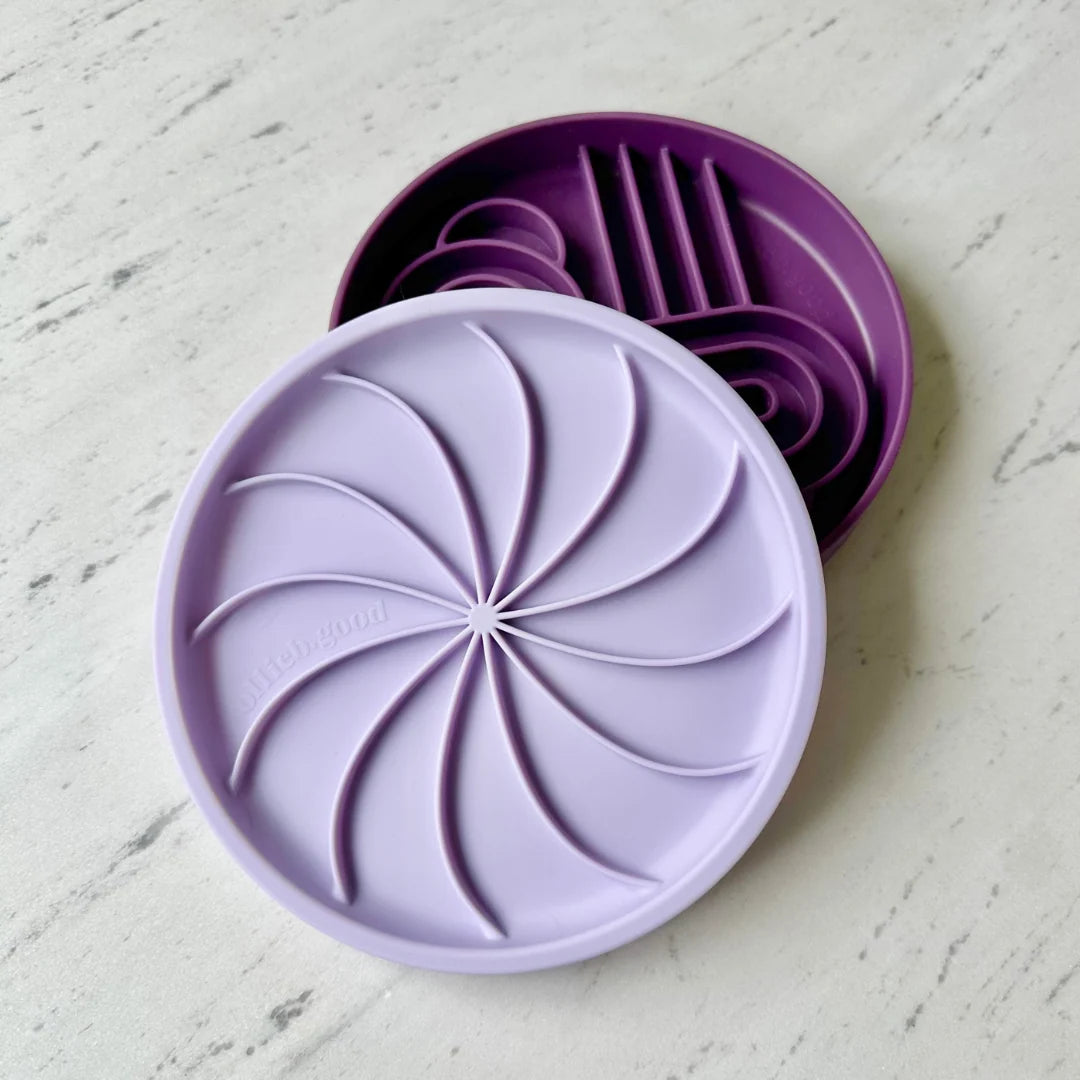 Wheelies Lick Mat & Lid | Fig