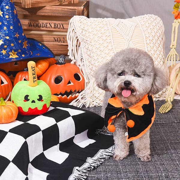 Candy Apple Dog Plush Toy