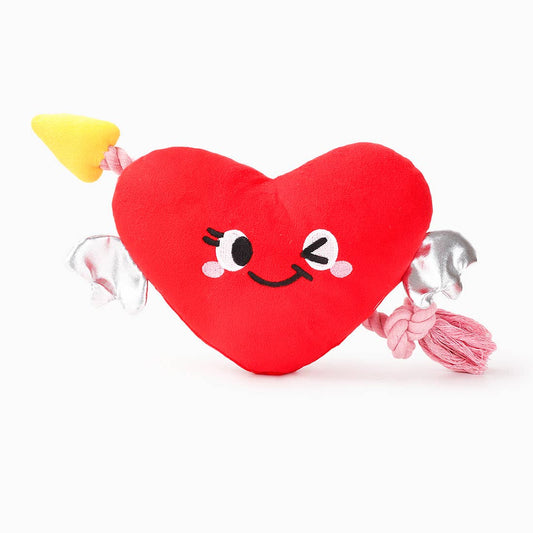 Heart & Arrow Dog Plush Toy