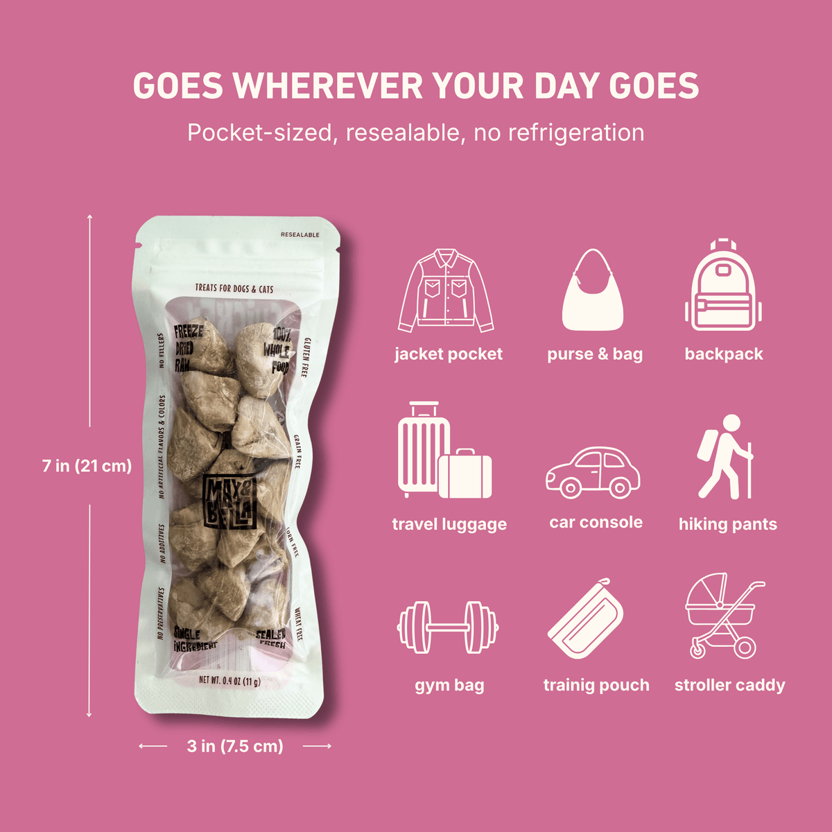 Freeze-Dried Chicken Hearts Treats