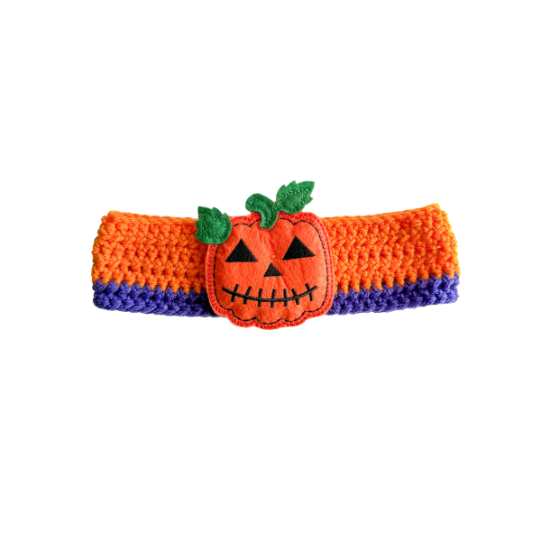 Jack-o'-Lantern Collar Scarf
