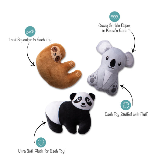 Leafin' Around Mini Dog Toy
