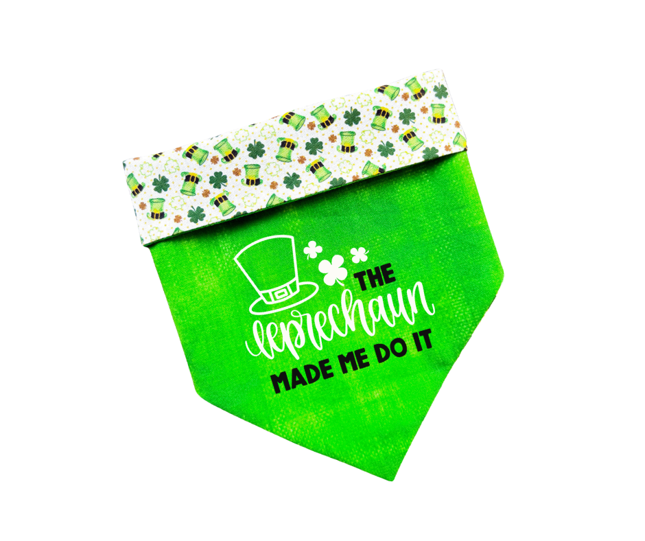 Leprechaun Made Me Do It Bandana