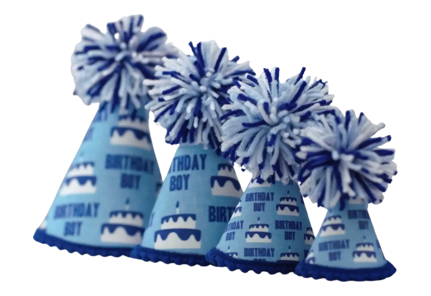 Birthday Boy Blue Ink Party Hat
