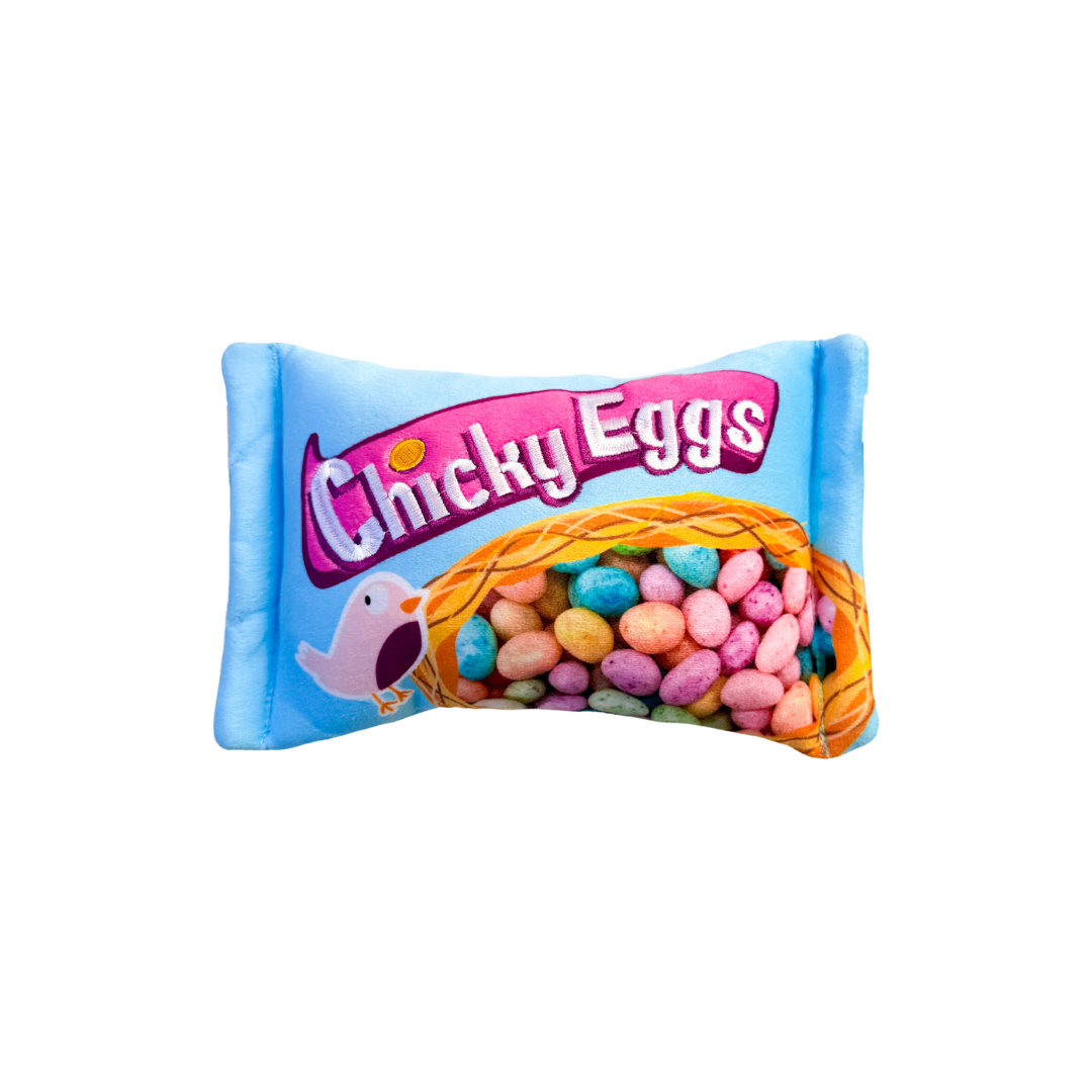 Chicky Eggs Dog Toy