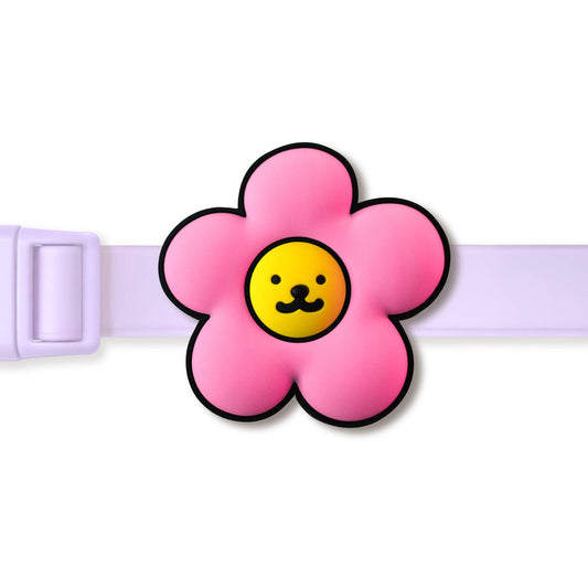 Pink Daisy Jiby Dog Charm