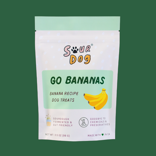 Banana Sourdough Dog Treats