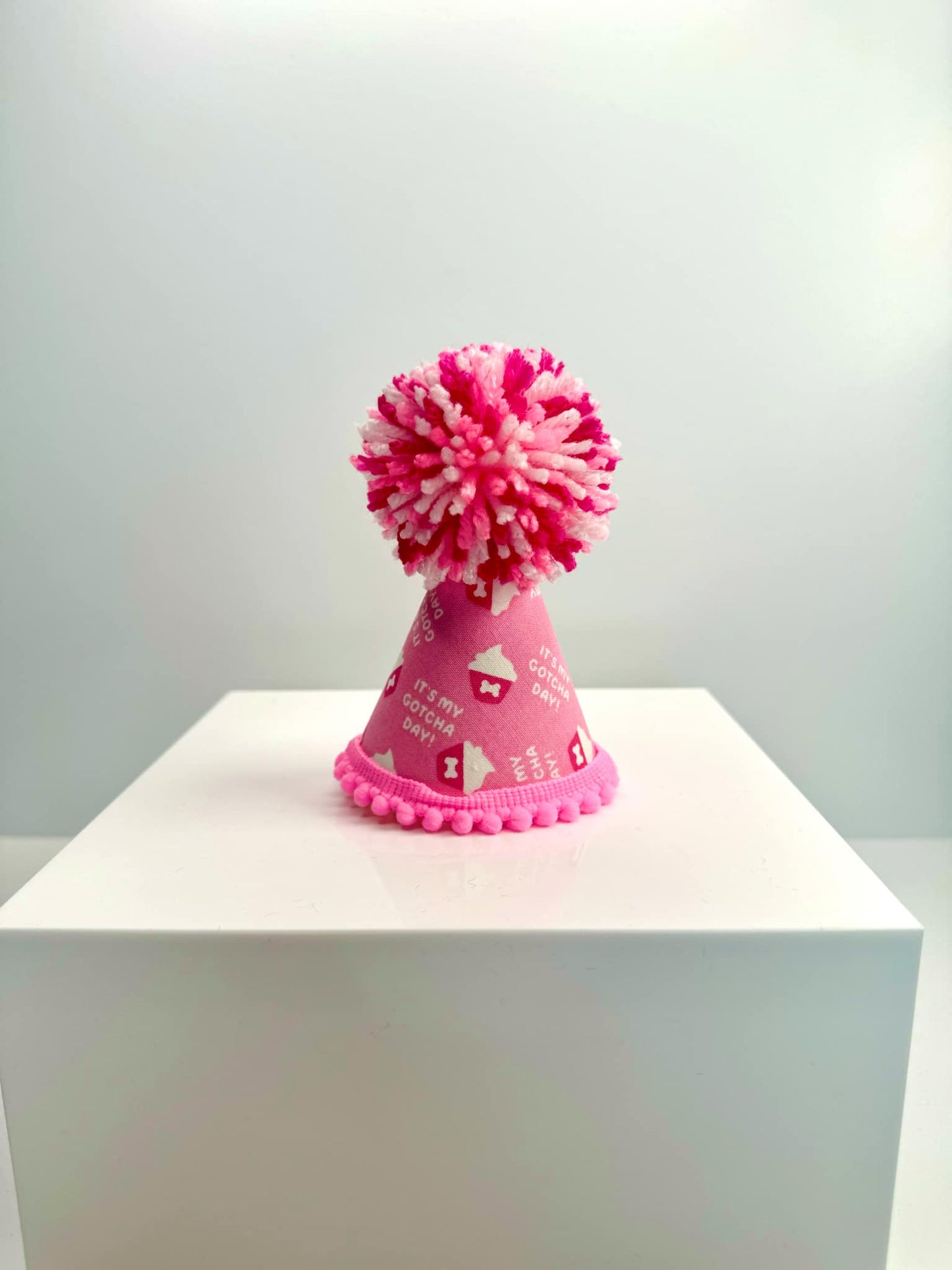 Gotcha Day Pink Party Hat