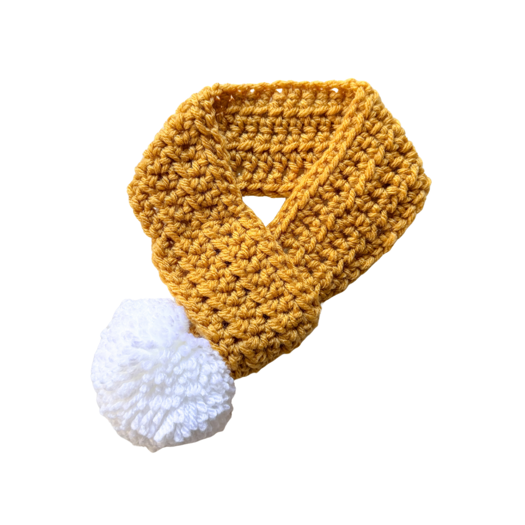 Mustard Dog Scarf