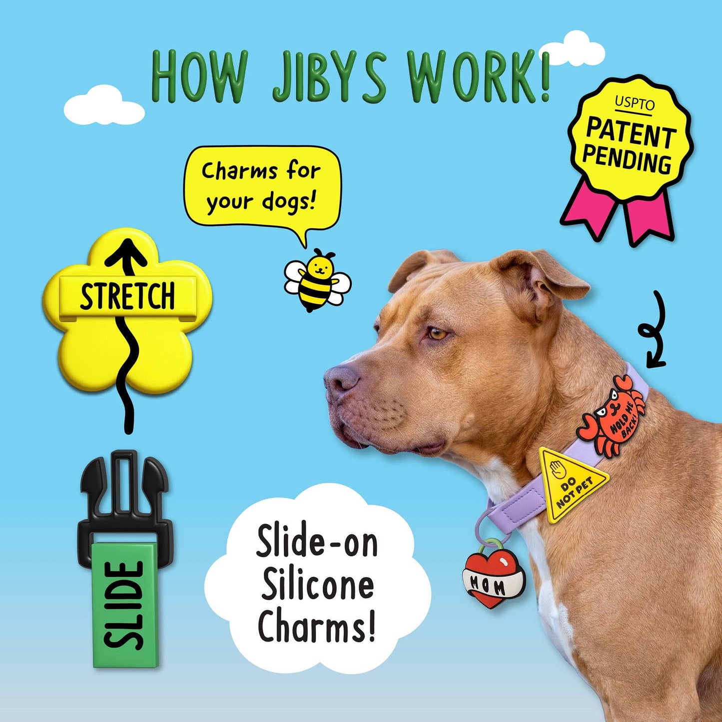Spoody the Spider Jiby Dog Charm