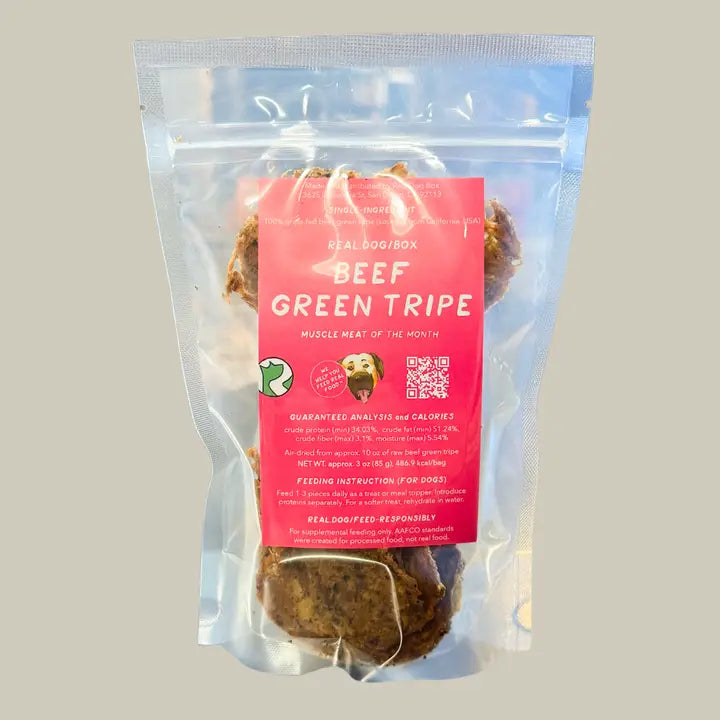 Grass-Fed Beef Green Tripe Dog Treats