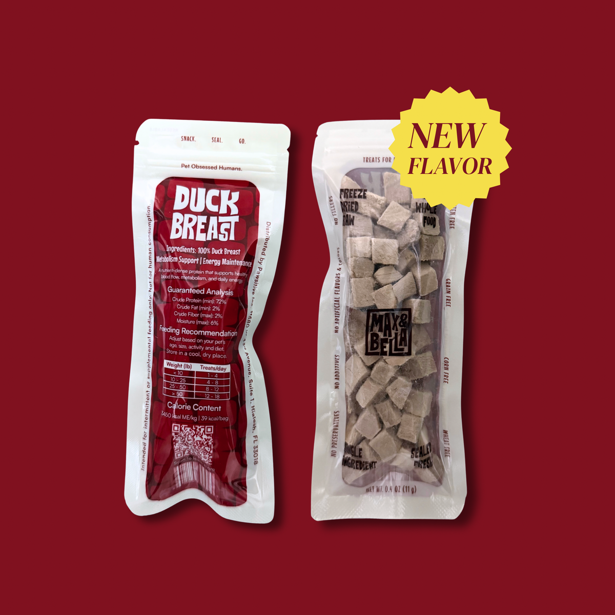 Freeze-Dried Duck Breast Treats