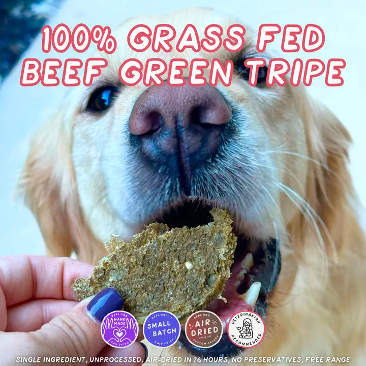 Grass-Fed Beef Green Tripe Dog Treats
