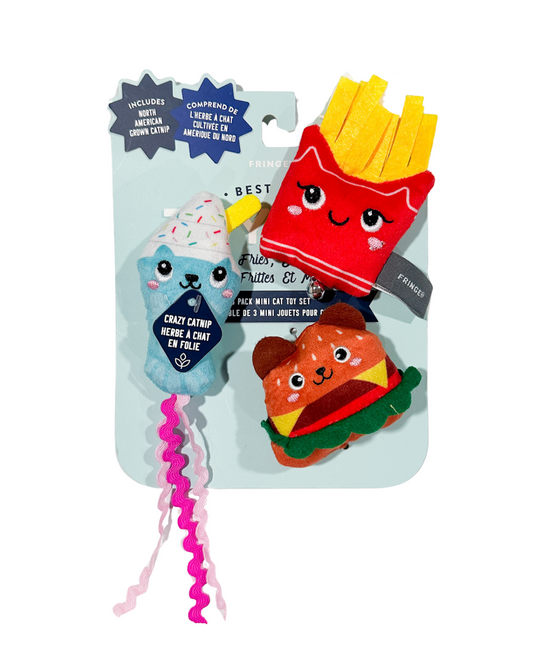 Purrger, Fries, & Meowshake Cat Toy