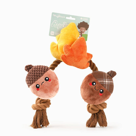 Autumn Acorn Rope Toy