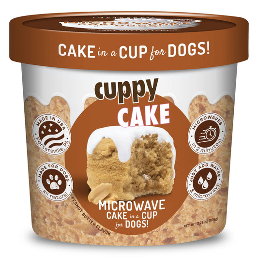Dog Birthday Cake in A Cup - Peanut