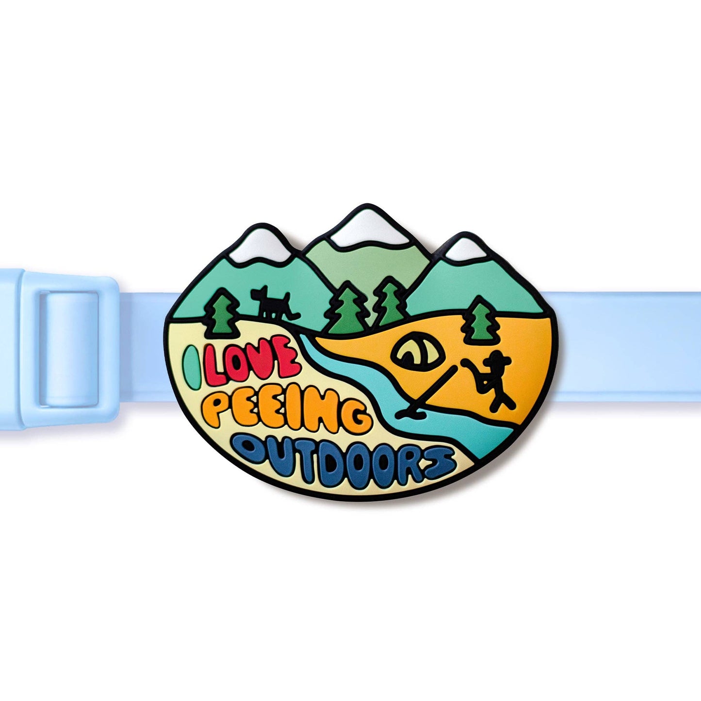 Peeing Outdoors Jiby Dog Charm