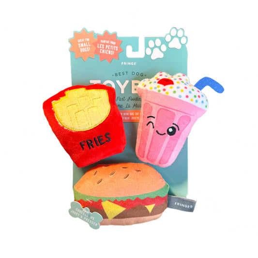 Fast Foodies Mini Dog Toy