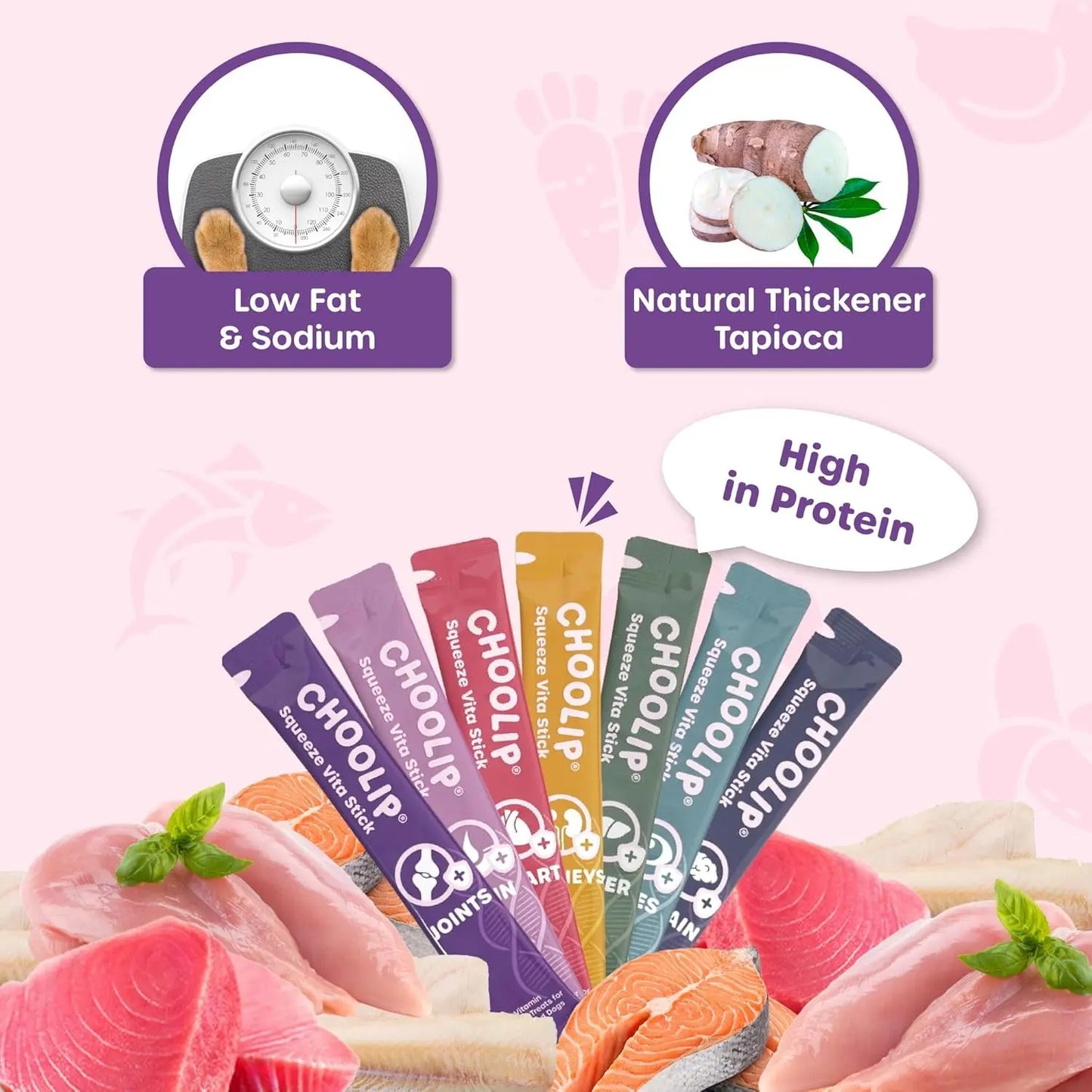 Choolip Squeeze Vita Stick Variety Dog and Cat Treats