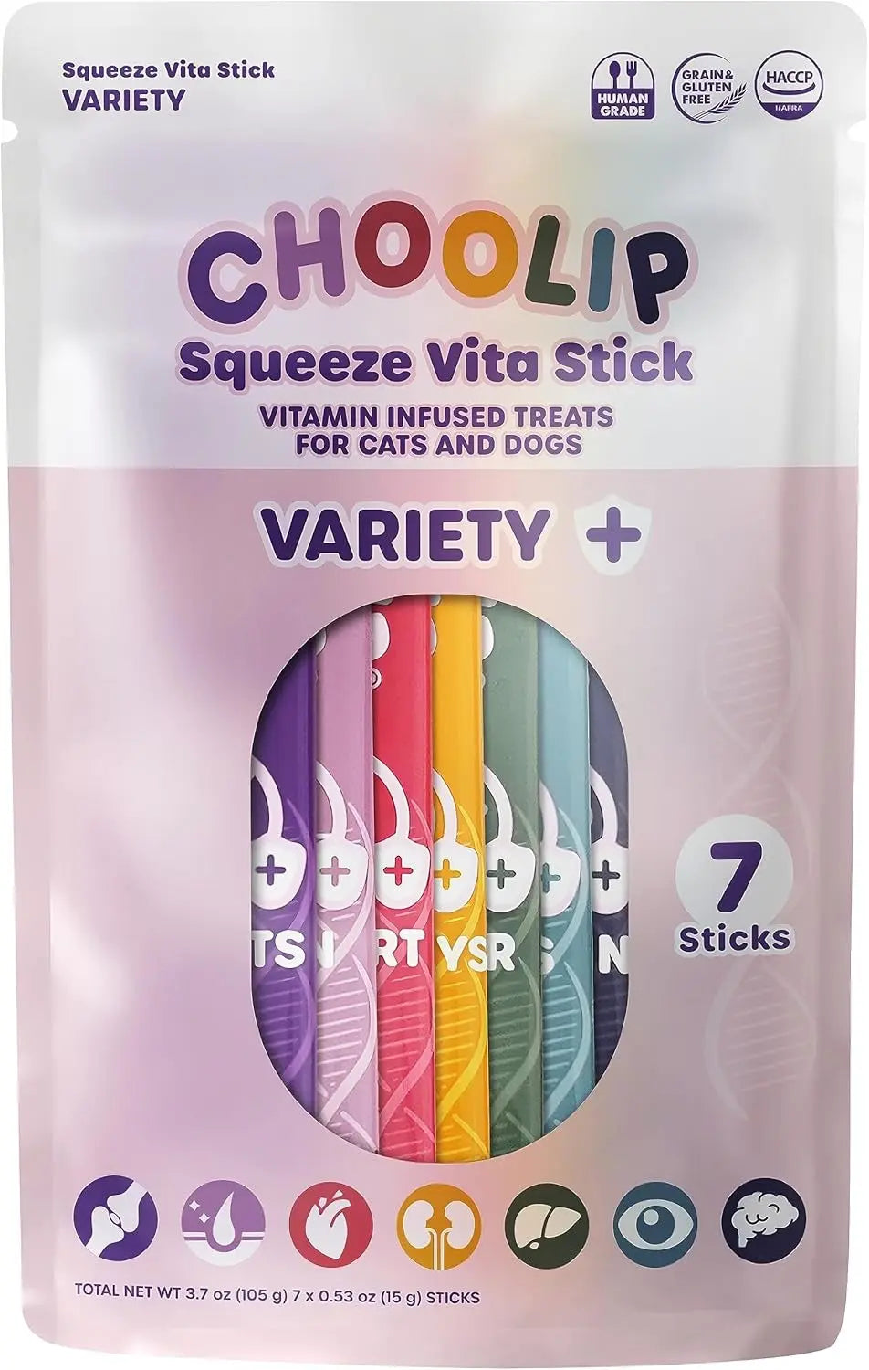 Choolip Squeeze Vita Stick Variety Dog and Cat Treats