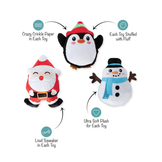 We'll Be Home For Christmas Mini Dog Toy