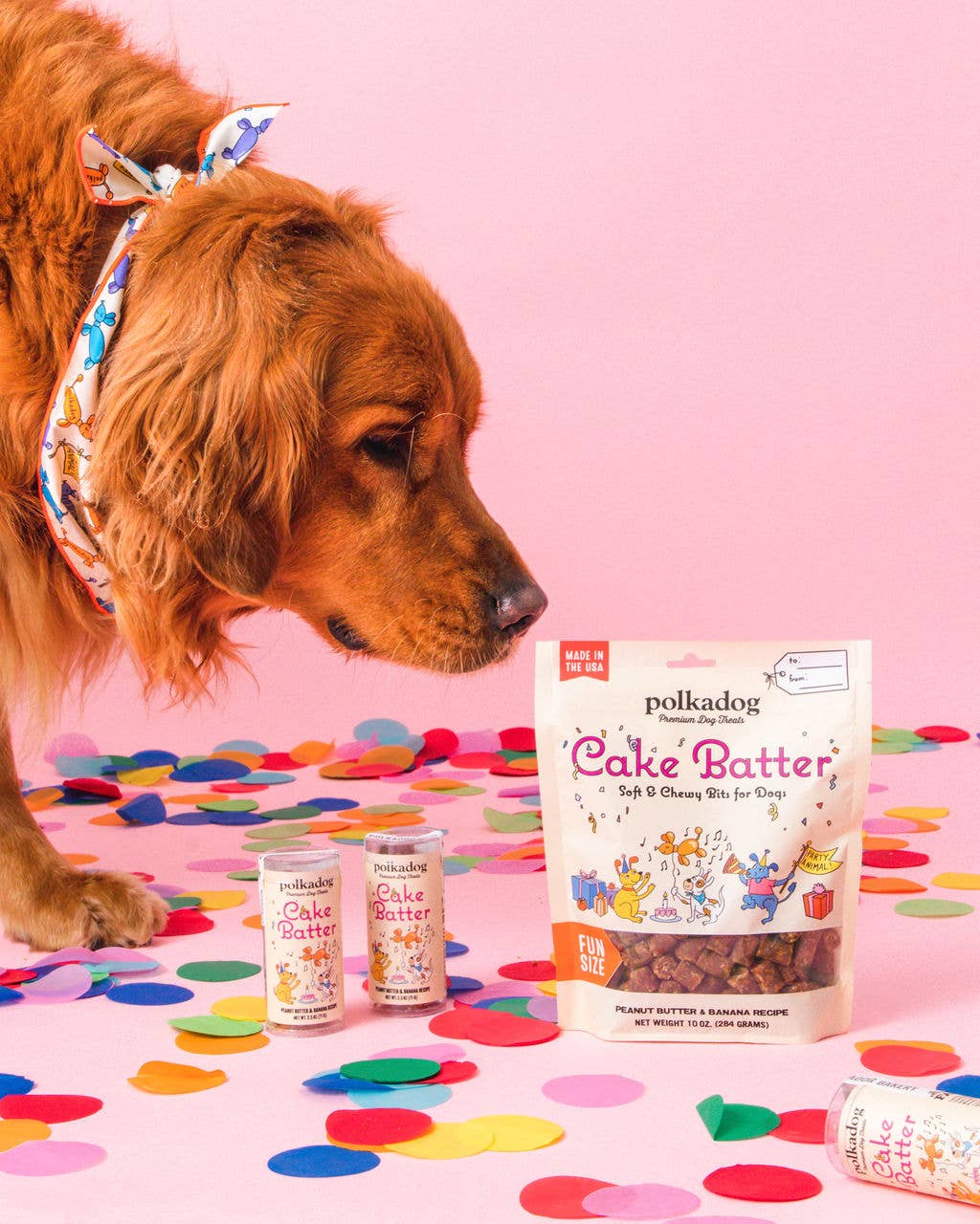 Cake Batter Dog Treats