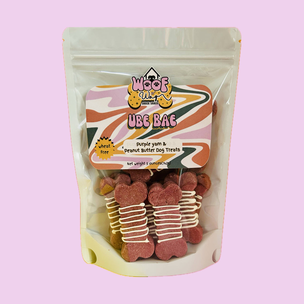 Ube & Peanut Butter Dog Treats