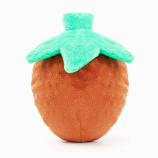 Chocolate Covered Strawberry Dog Toy