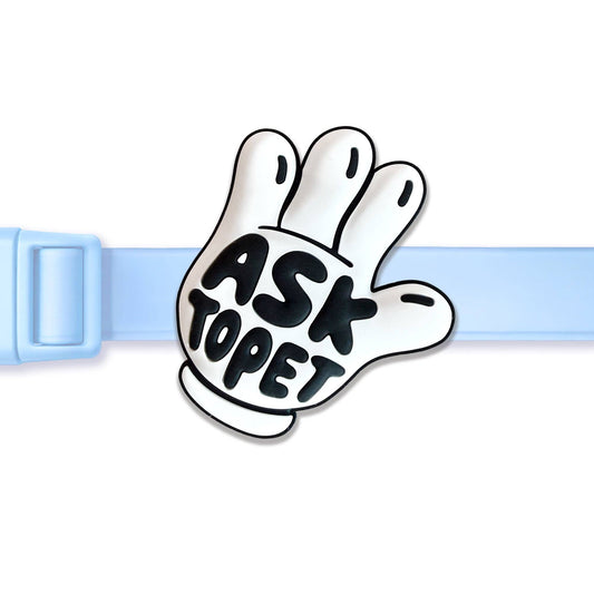 Ask To Pet Jiby Dog Charm