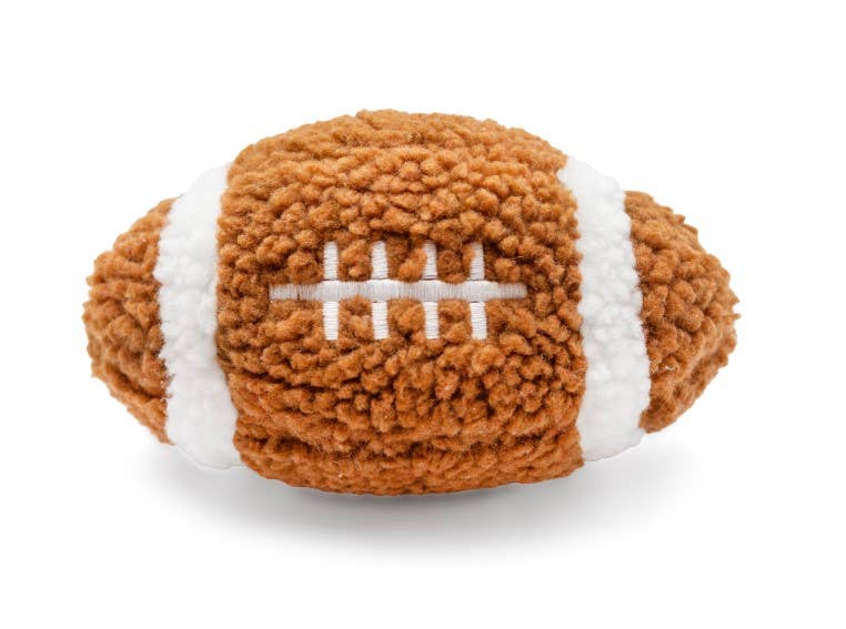 Football Plush Dog Toy