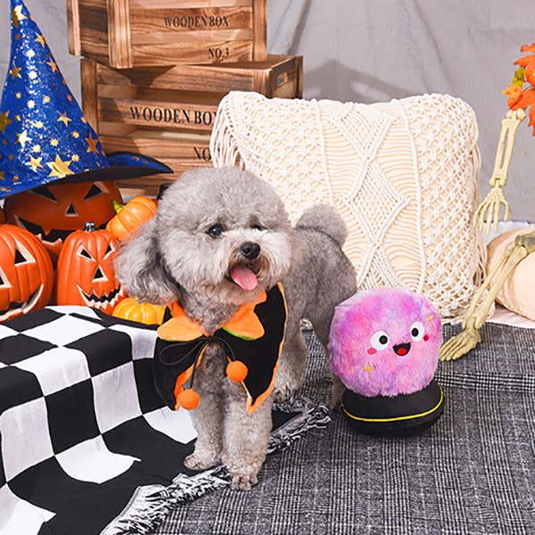 Crystal Ball Dog Plush Toy