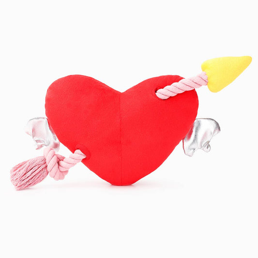 Heart & Arrow Dog Plush Toy
