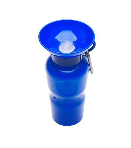 Royal Blue Dog Travel Water Bottle
