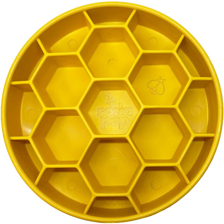 Sodapup Honeycomb eBowl - Yellow