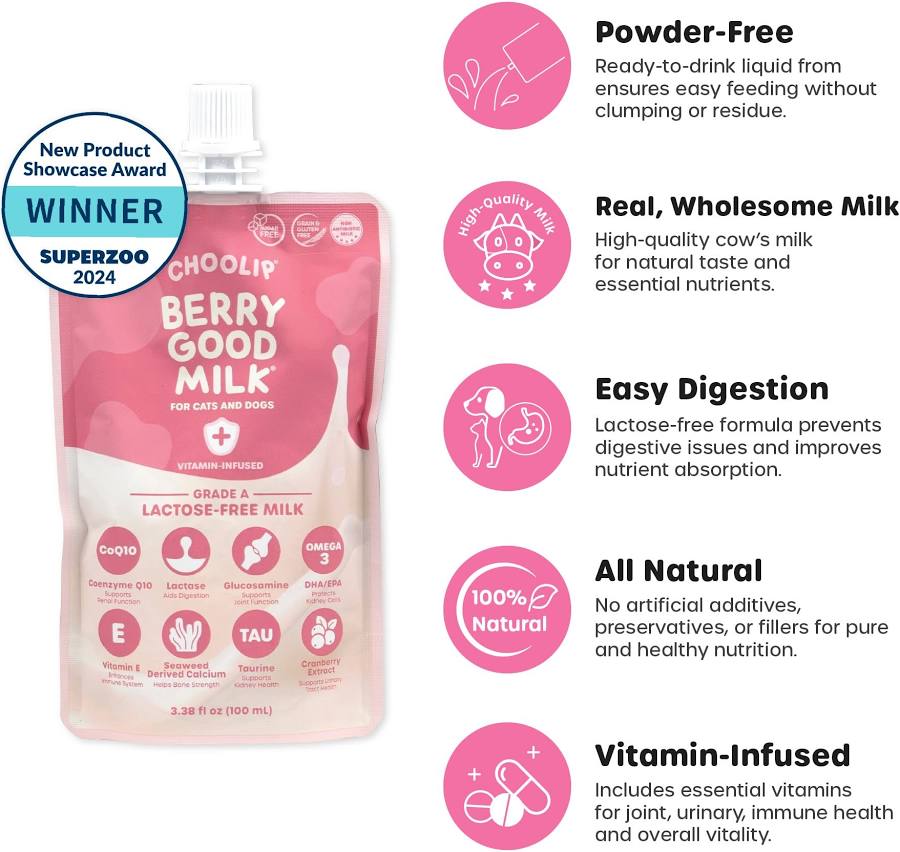Choolip Berry Good Milk Cat and Dog Milk